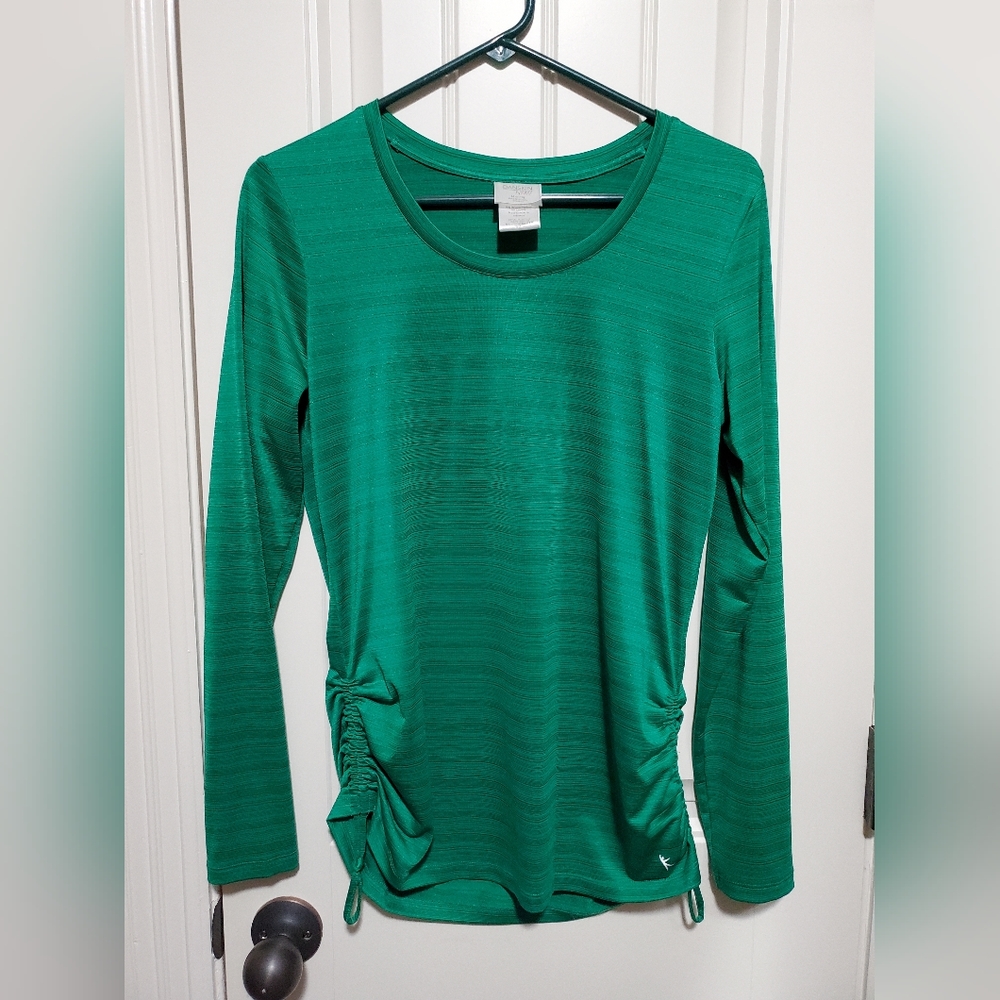 Green blouse